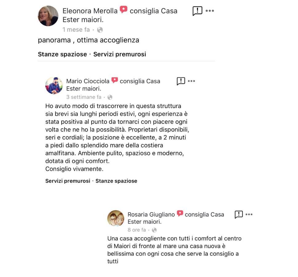Casa Ester E Antonella Maiori Buitenkant foto